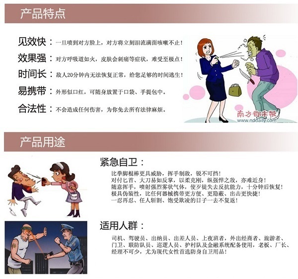 BODY-GUARD防暴辣椒噴霧劑